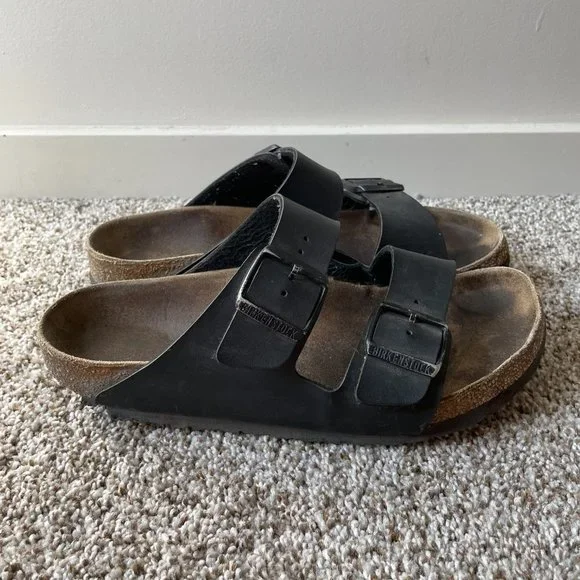 Birkenstock | Black Arizona Sandals - Size 40 - Picture 2 of 12